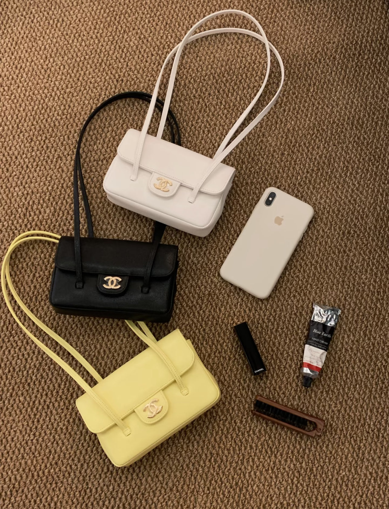 Chanel Leather Strap Bag