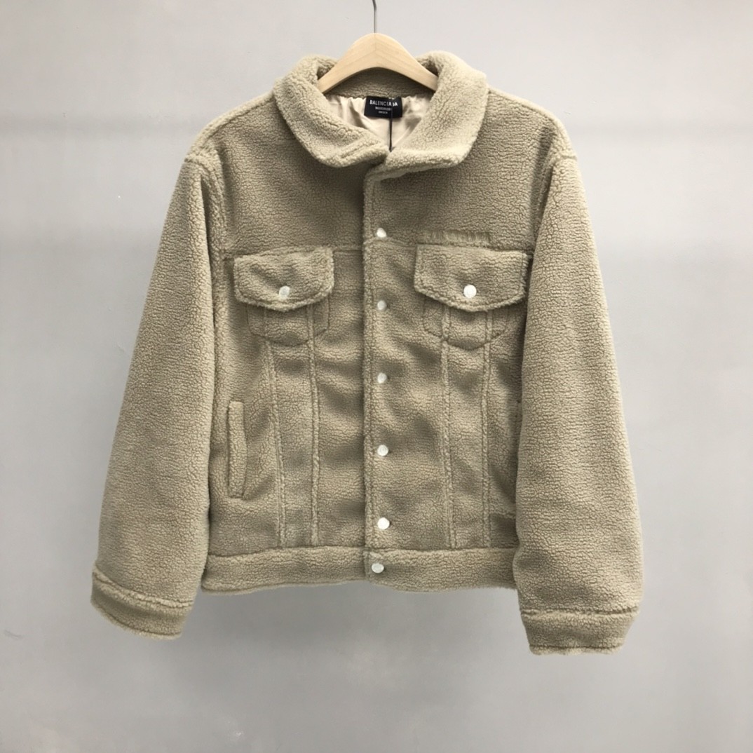 BLCG lettered lambswool jacket