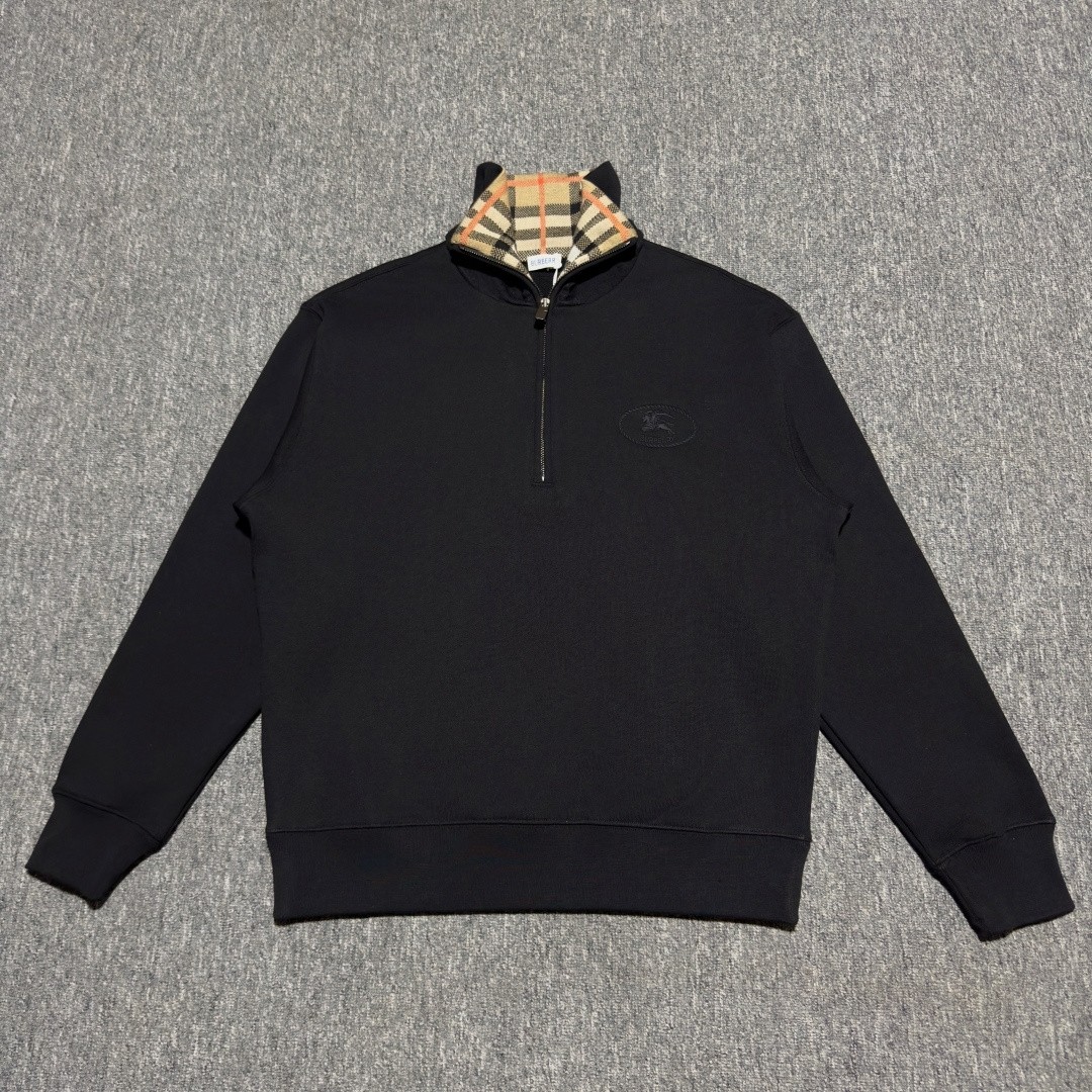 B B R Half zip hoodie Wool