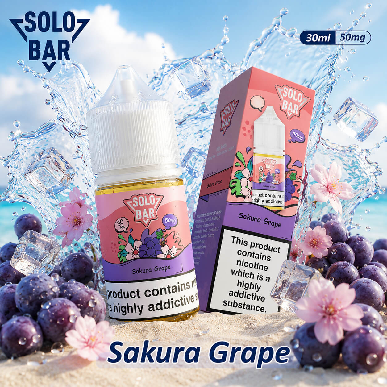 🍓 SoloBar E-Liquid 30ml No.1 Nic Salt