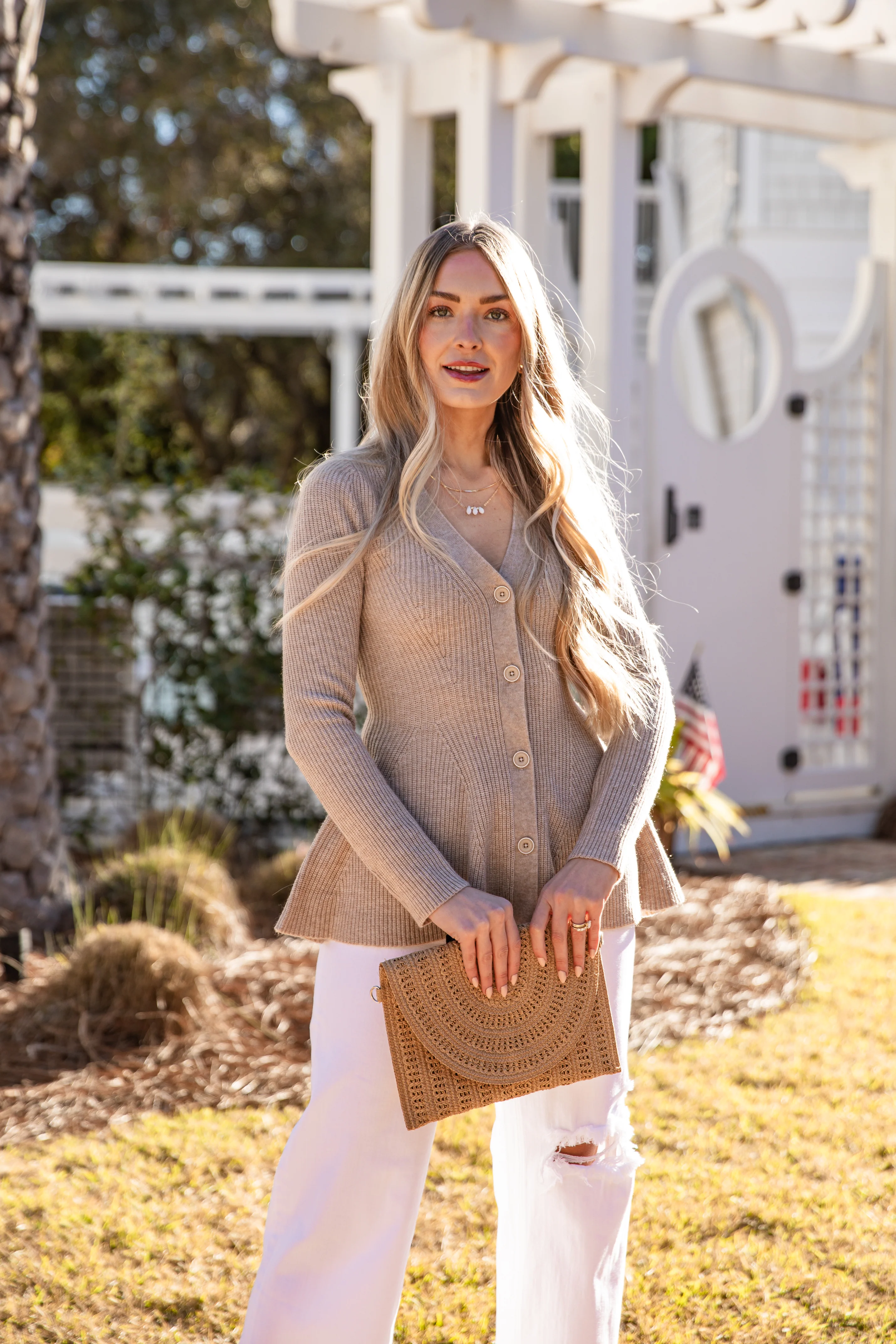 Timeless Touch Taupe Knit Top