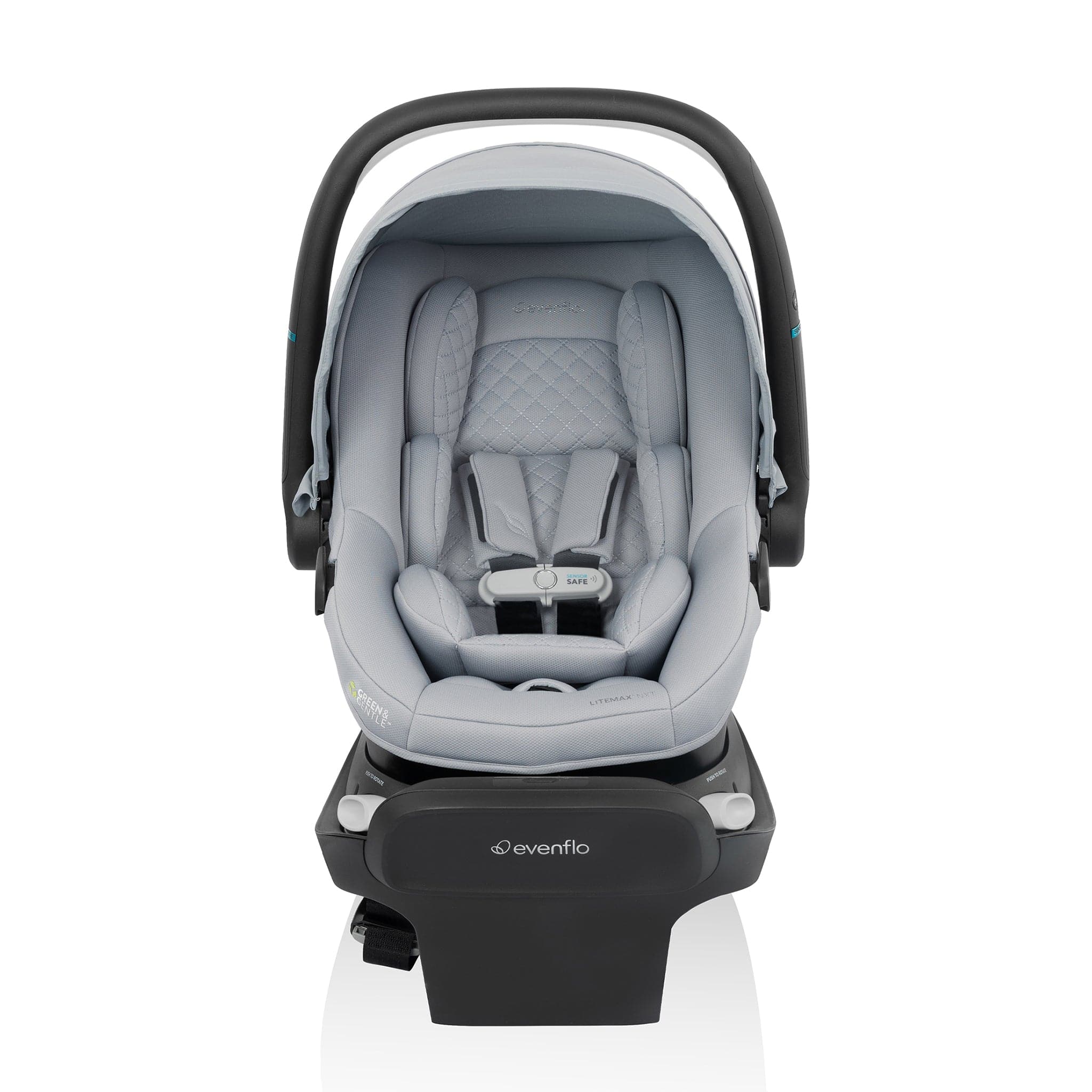 Evenflo Revolve180 LiteMax NXT Rotational Infant Car Seat with SensorySoothe - Quartz