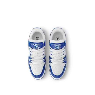 L.V  Trainer Sneaker ‘Denim Monogram Blue Diamond’
