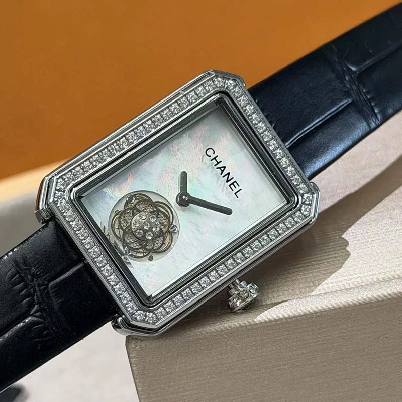 Fashion 36mm Dial Stone-set Bezel Quartz Movement Watch WB-6627031