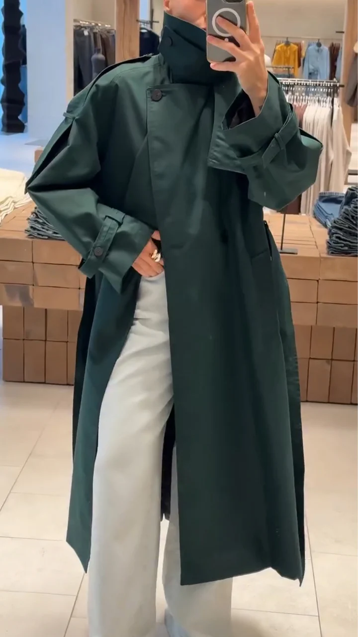 Women Standing Collar Style Casual Windbreaker