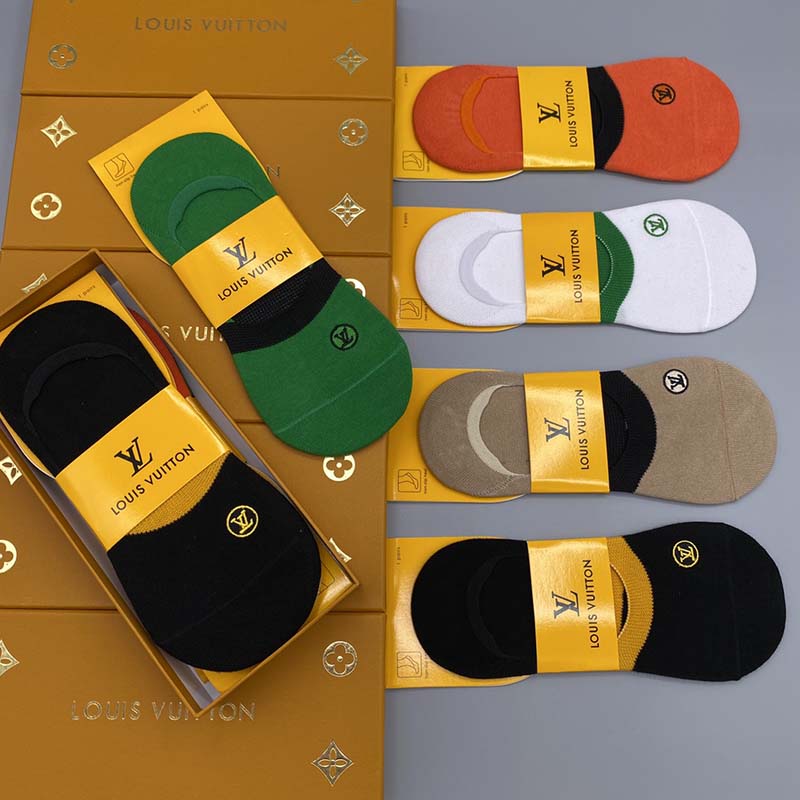 Set of 5 Pairs of Cotton sweat-absorbent Ankle Socks WZ-924000222