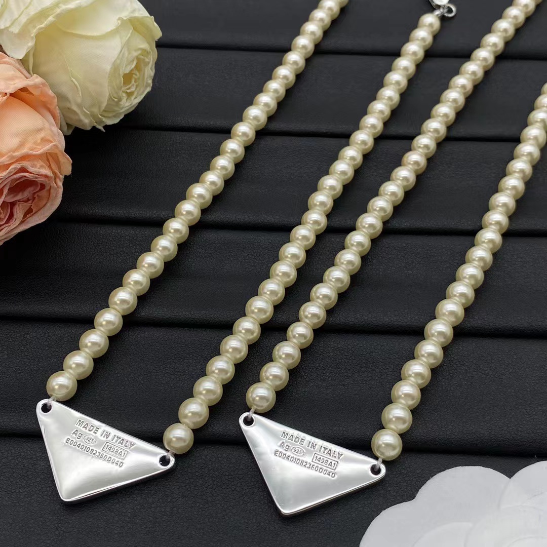 Classic Pendants Pearls Necklace PPXL-9120007