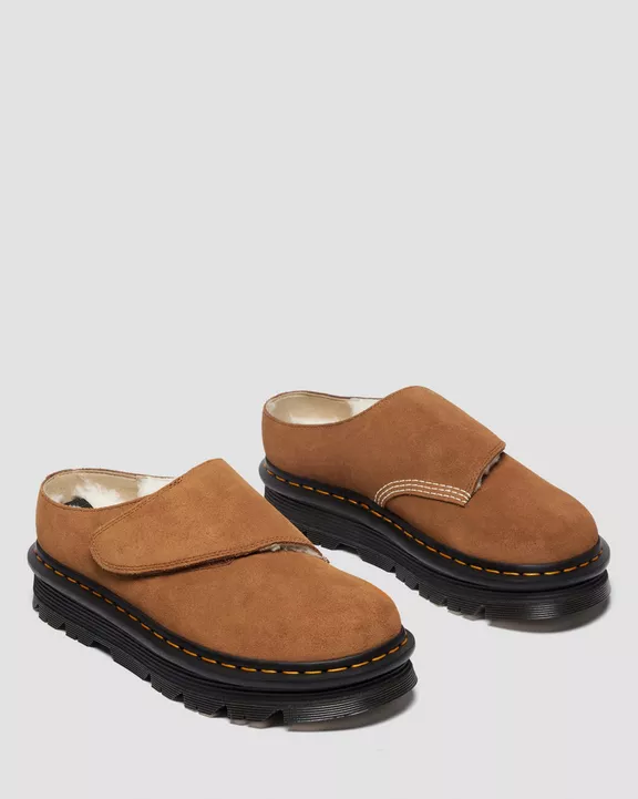 Zebzag AnyWair Warm Lined Suede Mules