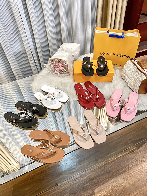 Fashion Flowers Flip-Flops (7Colors)LX-651235
