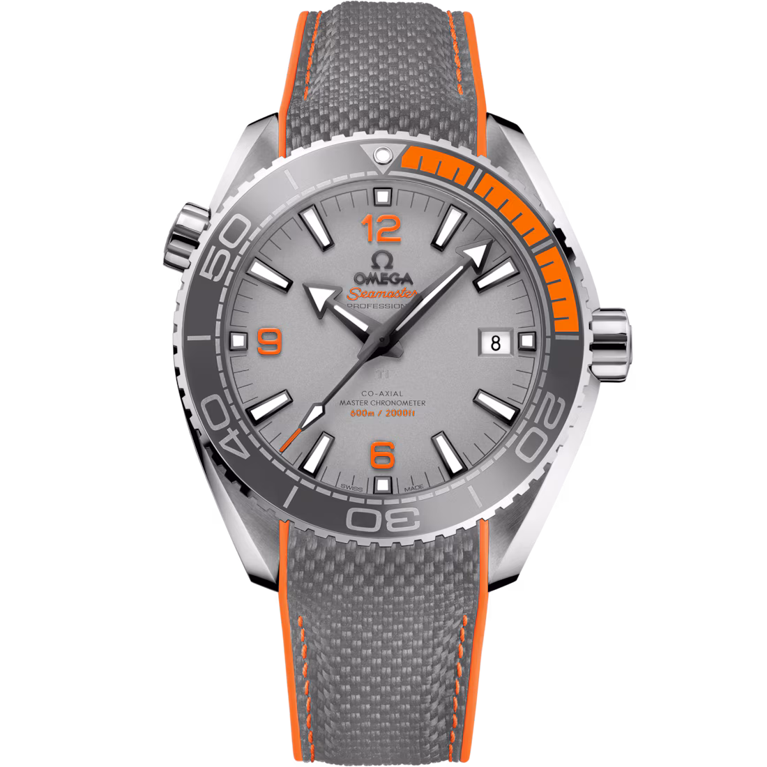 Omega Seamaster Planet Ocean 600M 43.5mm Grey Dial Titanium Strap 215.92.44.21.99.001