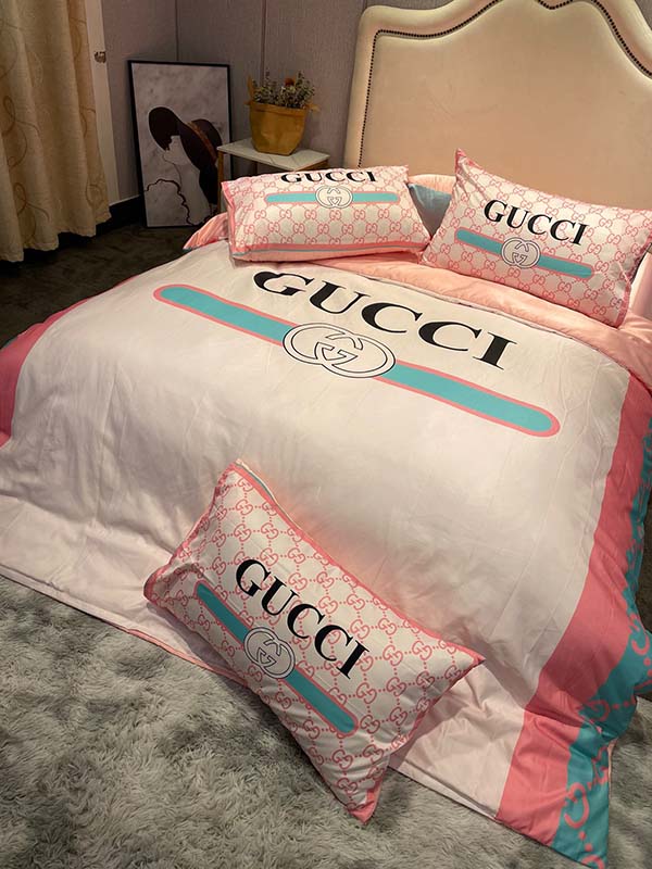 Fashion Washable Silk Digital Print Bedding Sets(1 Quilt, 1 Sham,2 pillow cases)SJT-986021