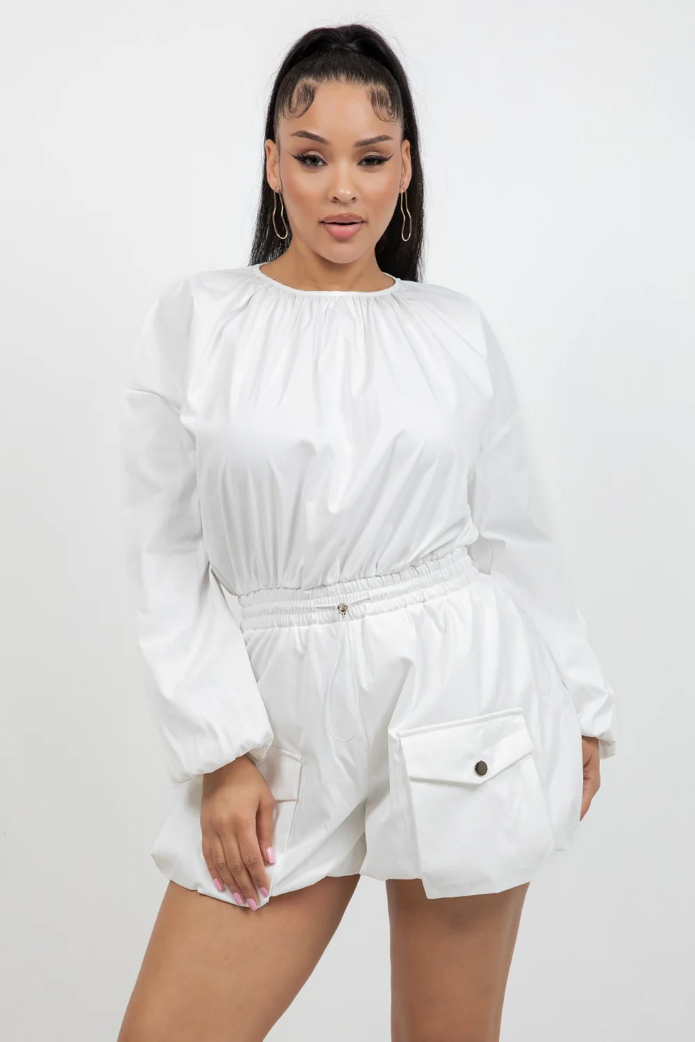 Kylee Romper-Wht
