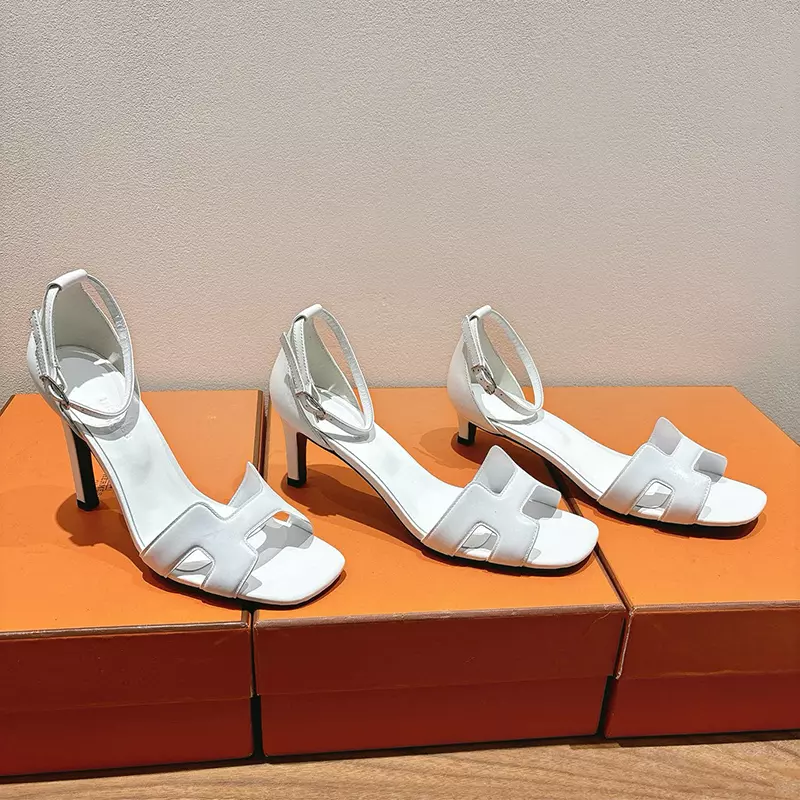 Fashion High Quality Real Leather High Heel Sandals LX-872318