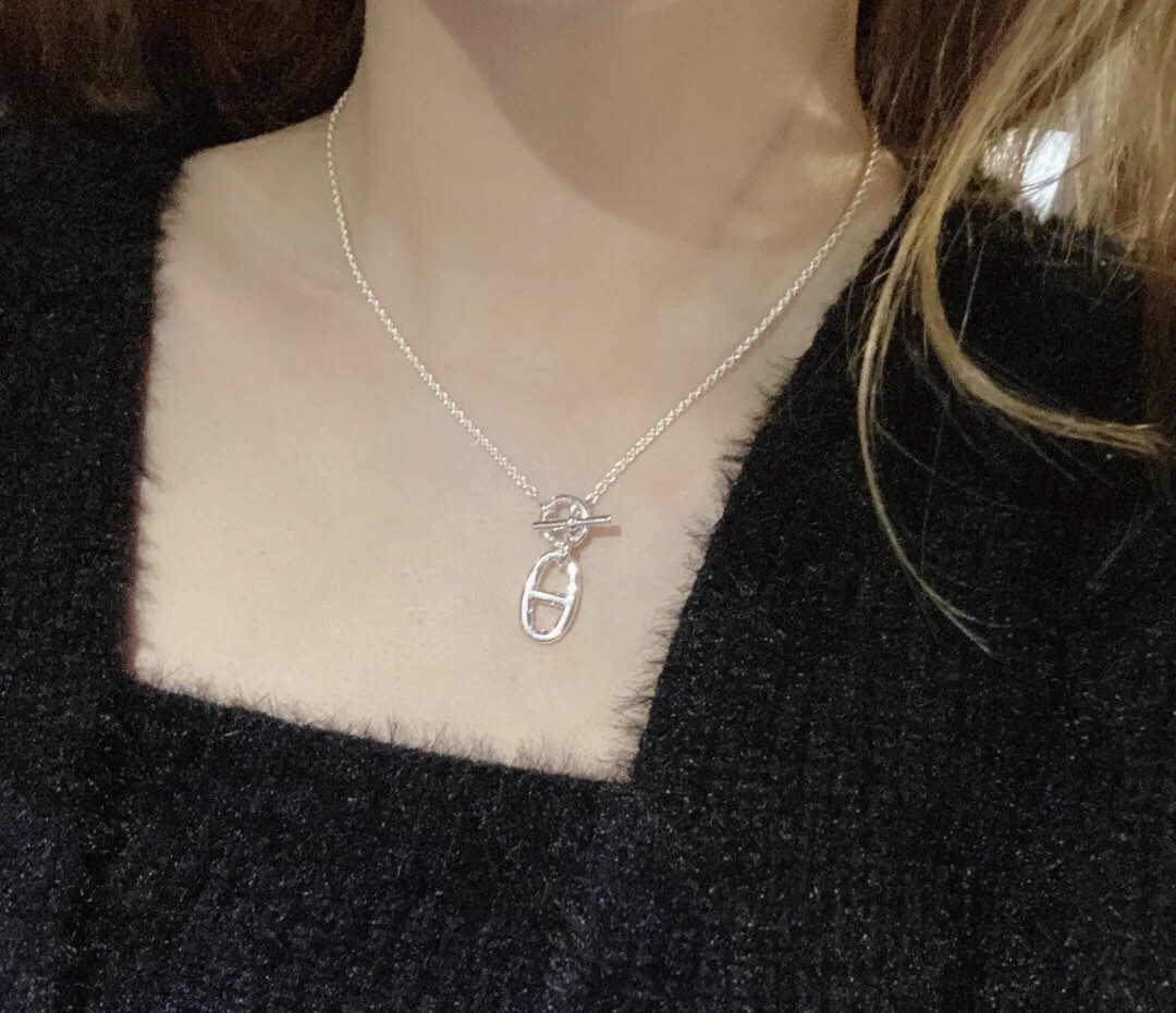 Herms Necklace 45cm
