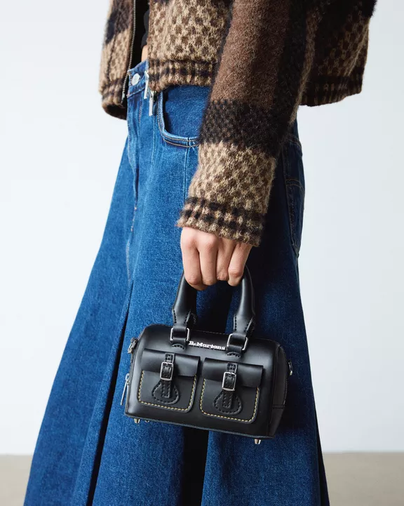 Mini Top Handle Leather Bag