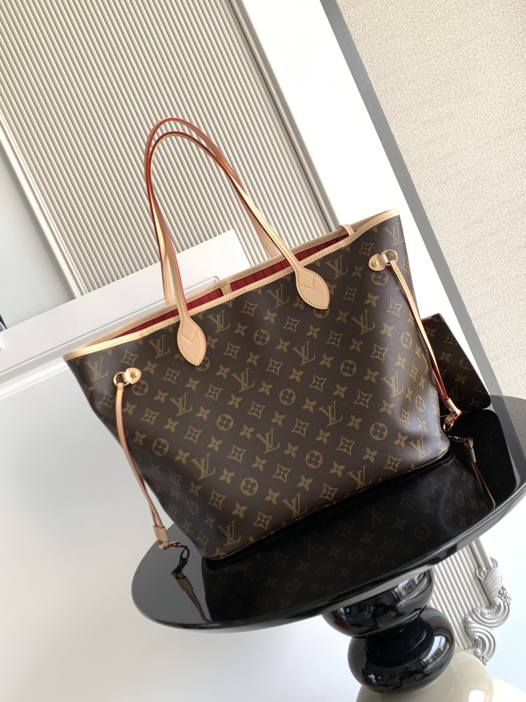 Louis Vuitton Neverfull MM Women Shoulder Bags M46987
