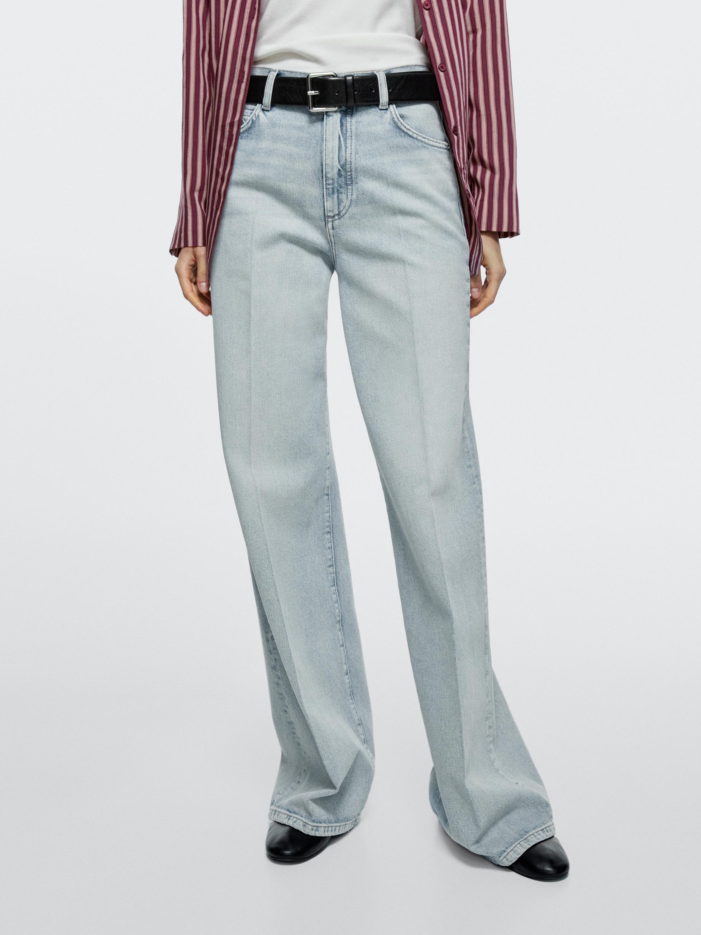 Jeans palazzo tiro alto
