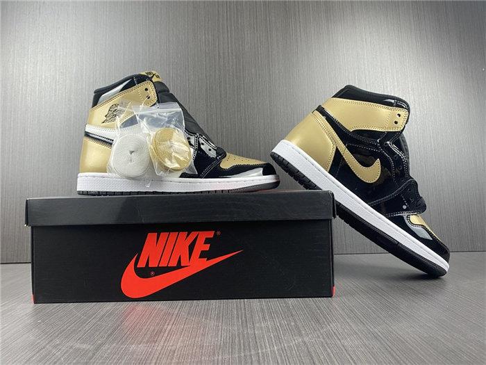 JRD1 Retro NRG Patent Gold Toe 861428-007