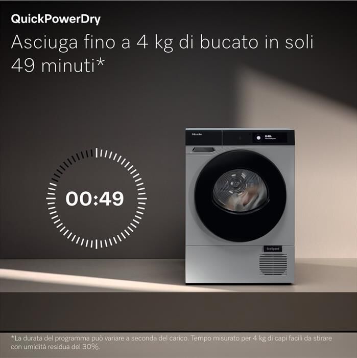 MIELE - Asciugatrice TQ1000WP NOVA EDITION 9Kg Classe B-Nero