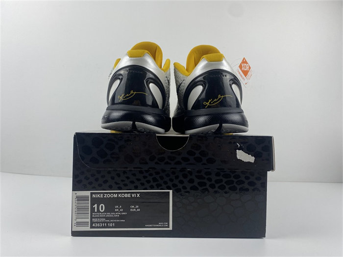 NK Zoom Kobe 6 White Del Sol 436311-101