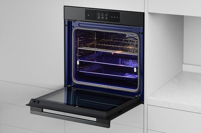 LG - Forno incasso elettrico INSTAVIEW WSED7665B A++-Black Steel