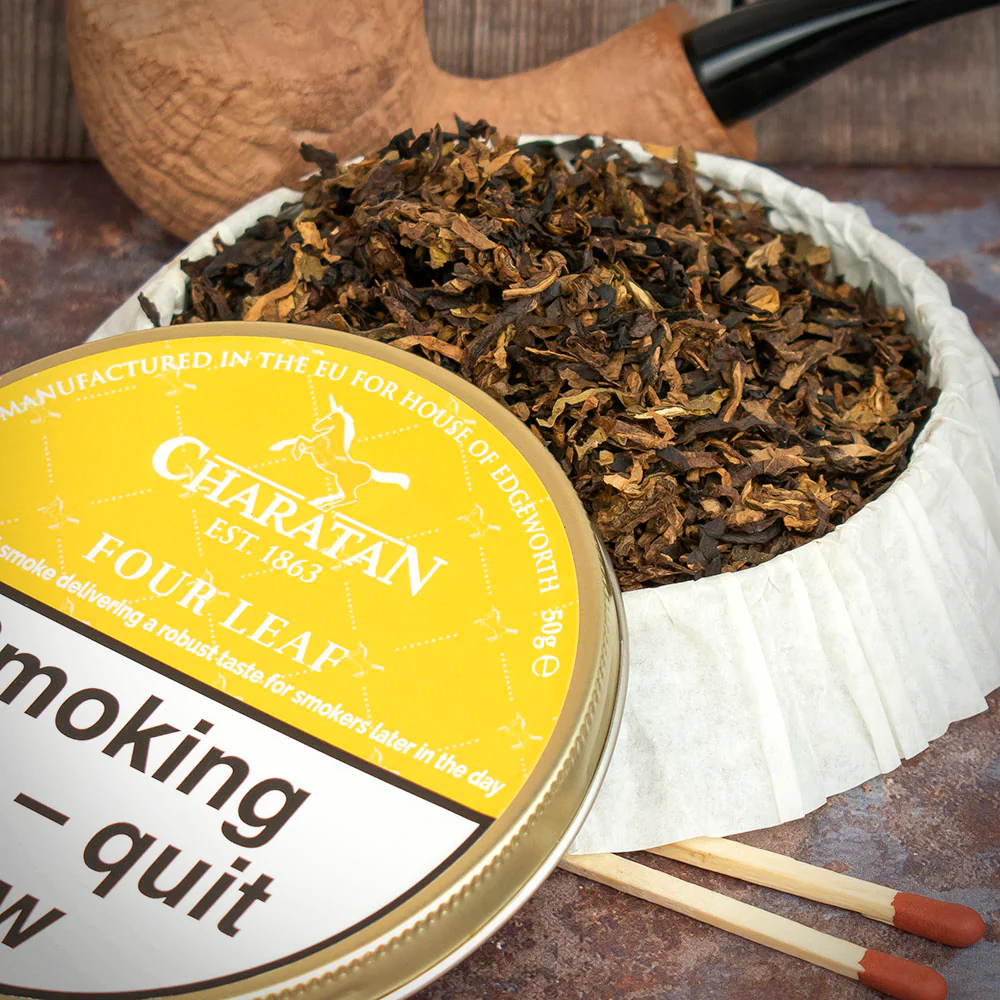 Charatan Four Leaf Pipe Tobacco - 50g Tin
