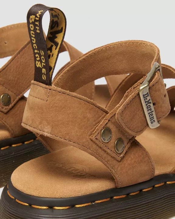 Gryphon Tumbled Nubuck Sandals