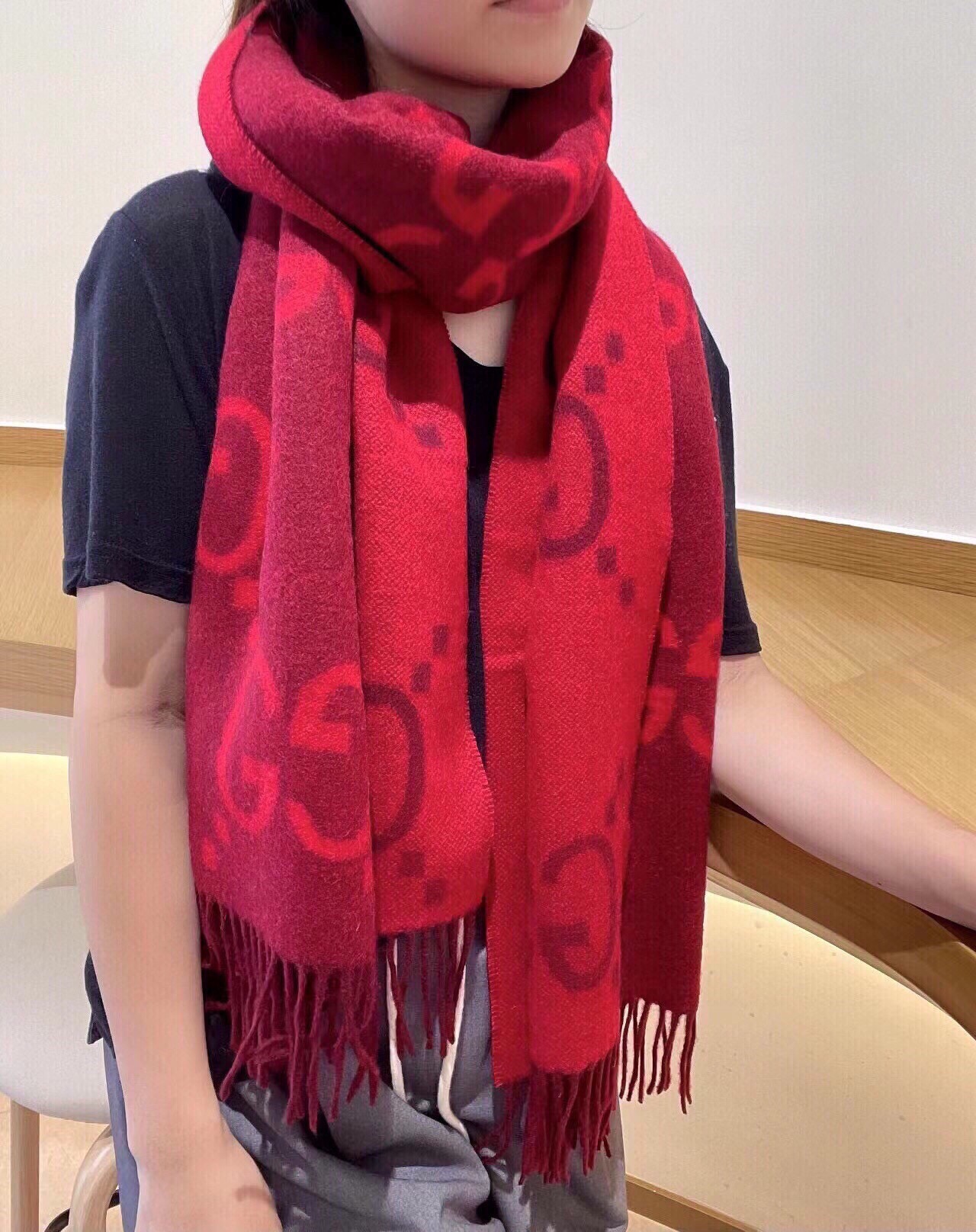 Classic Cashmere 180x65cm Scarf WJ-985171