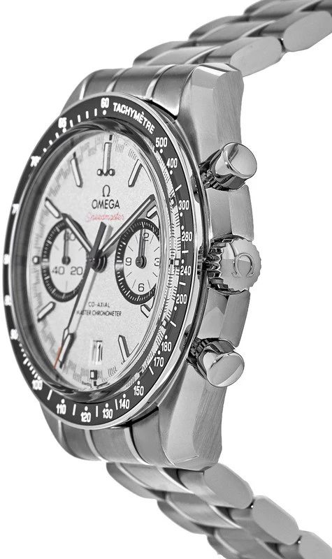 Omega Speedmaster Racing White Dial 44.25mm Stainless Steel Bracelet 329.30.44.51.04.001