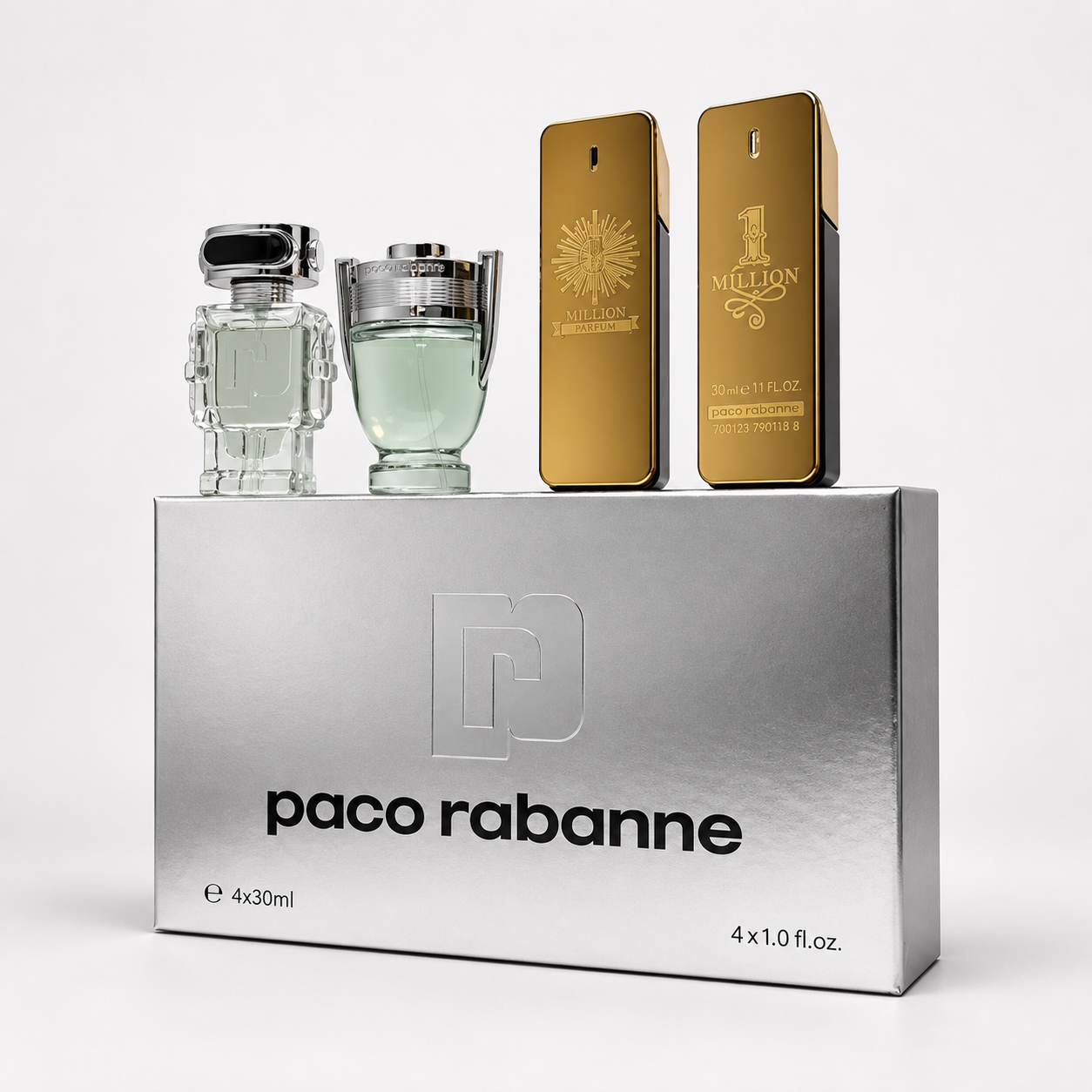 D116：Paco Rabanne 4-Piece 30ml Fragrance Gift Set (4×30ml)