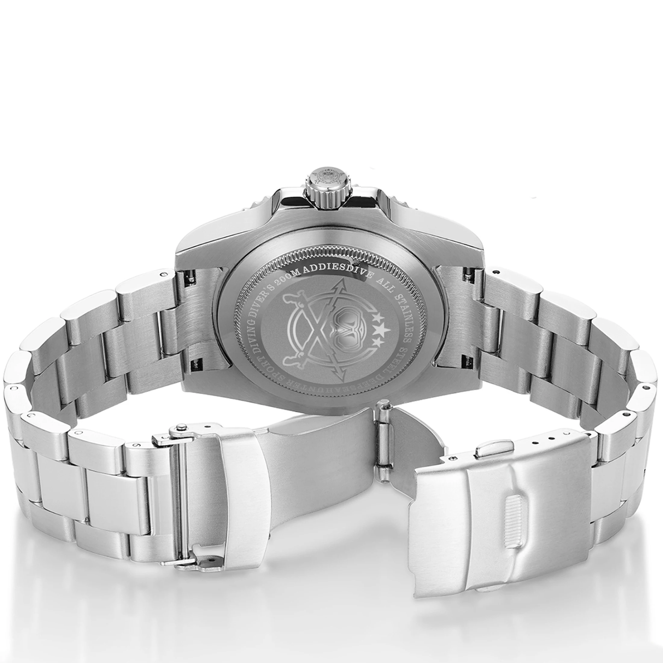Hot Selling Luxury Men’s Diving Watch Steel BGW9 Luminous Ceramic Bezel 41mm 200M Waterproof Men’s Analog Watch MY-H3