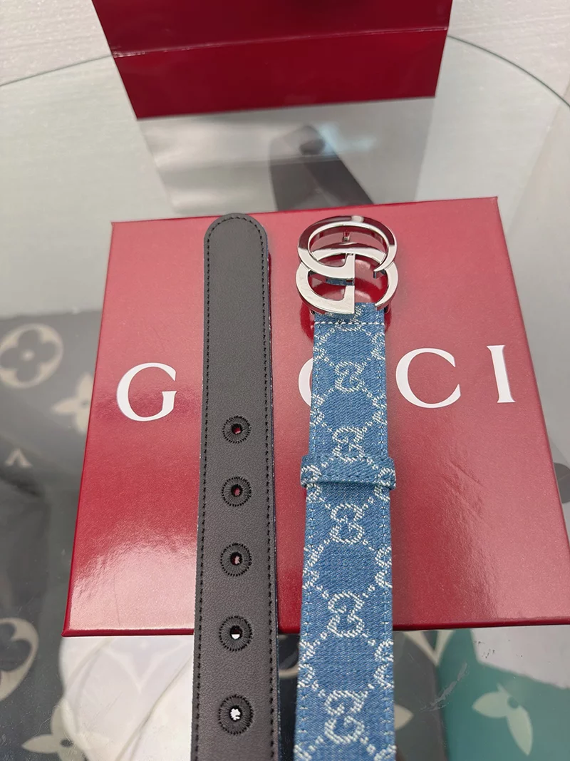 Fashion Blue Narrow Belt PD-6900094