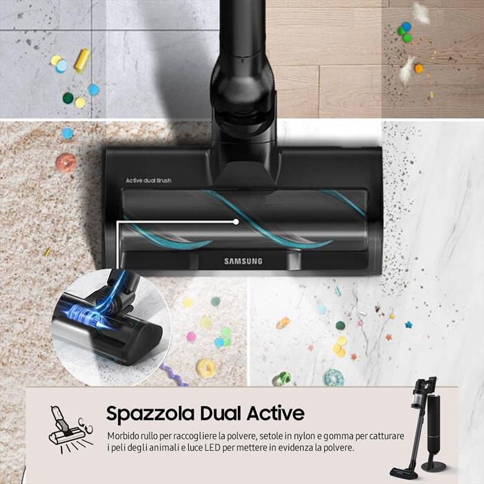 SAMSUNG - Scopa elettrica VS90F40DEK/WA-Satin black