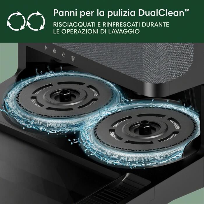 iROBOT - Aspirapolvere ROOMBA PLUS 505 COMBO AUTOWASH DOCK-Black