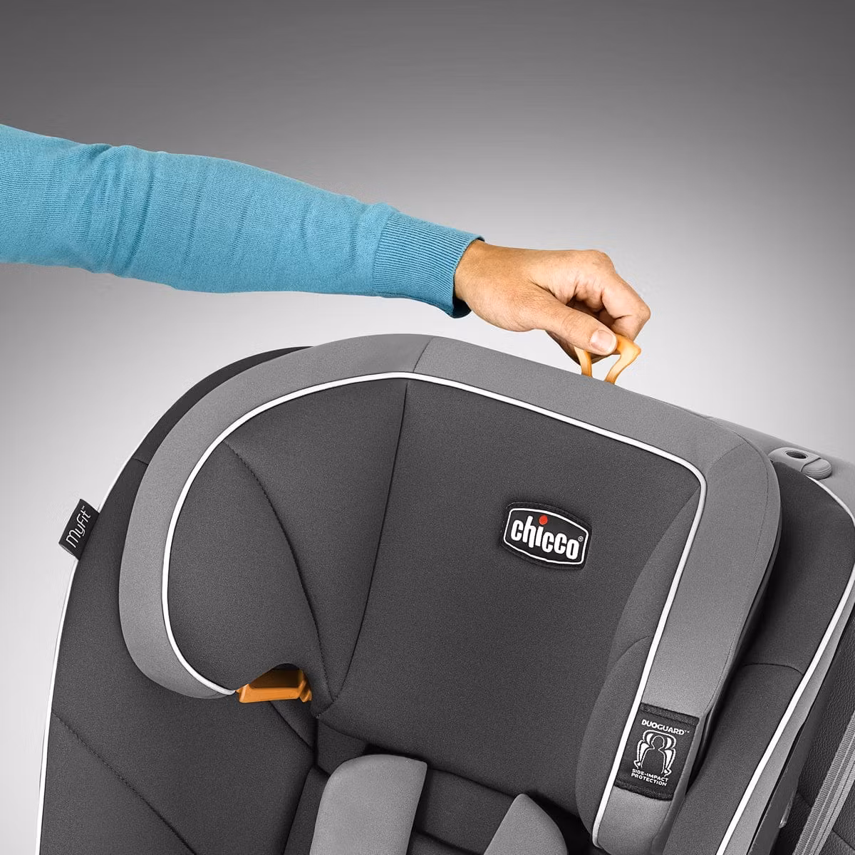 Chicco MyFit Harness Booster Car Seat - Fathom