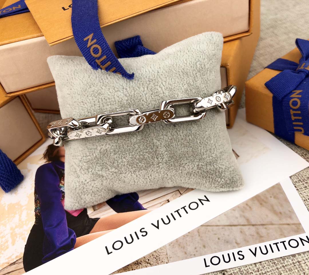 Fashion Silver Chain Bracelet VVSL-9110059