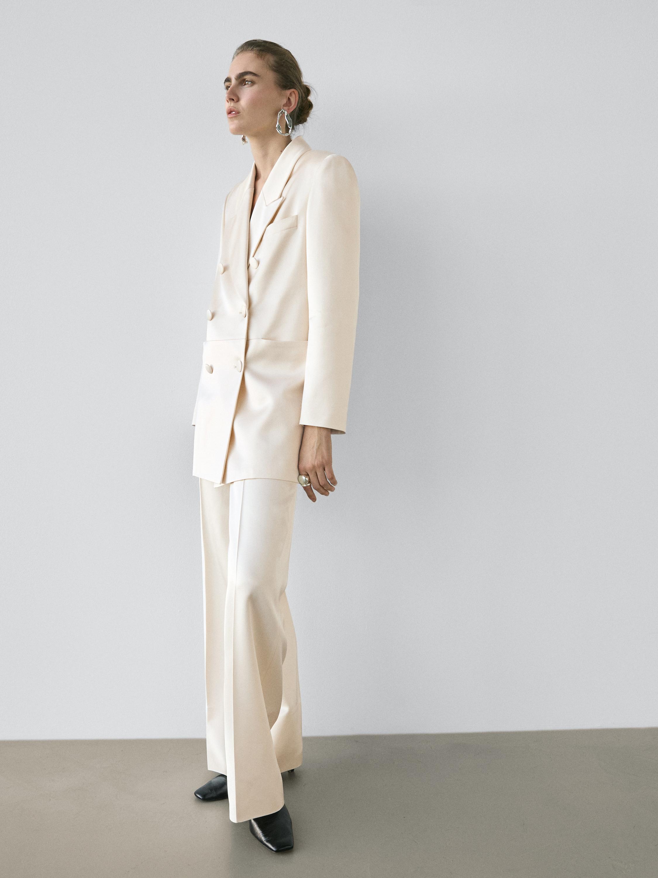 Pantalón ancho satinado - STUDIO