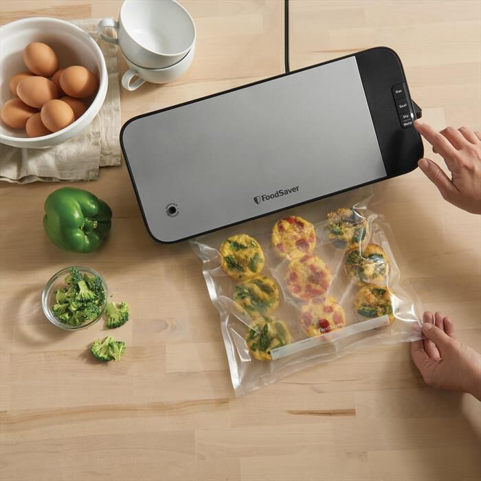 FOODSAVER - Macchina sottovuoto VS2190X-Argento/Nero