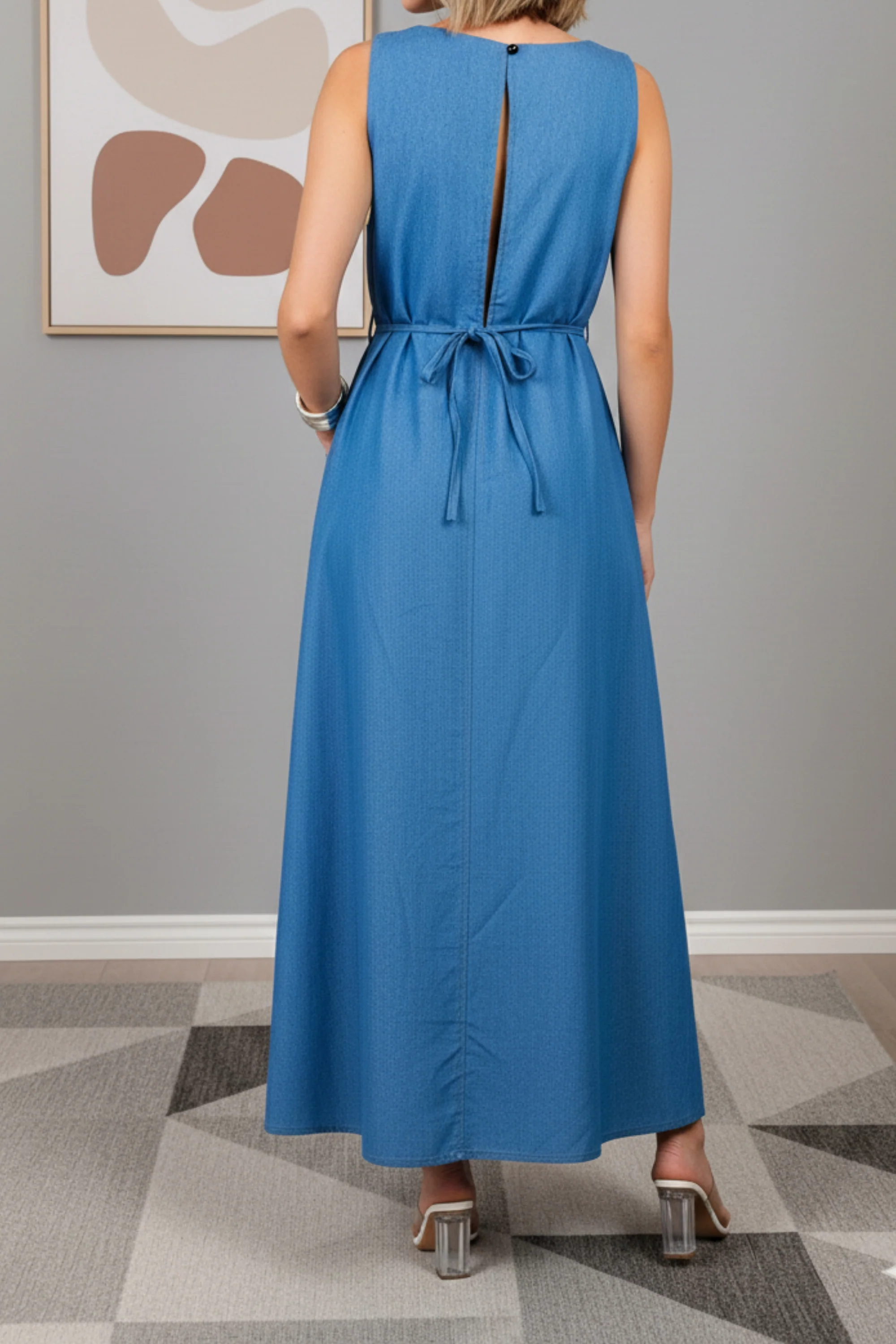 Darling Denim Trapeze Dress