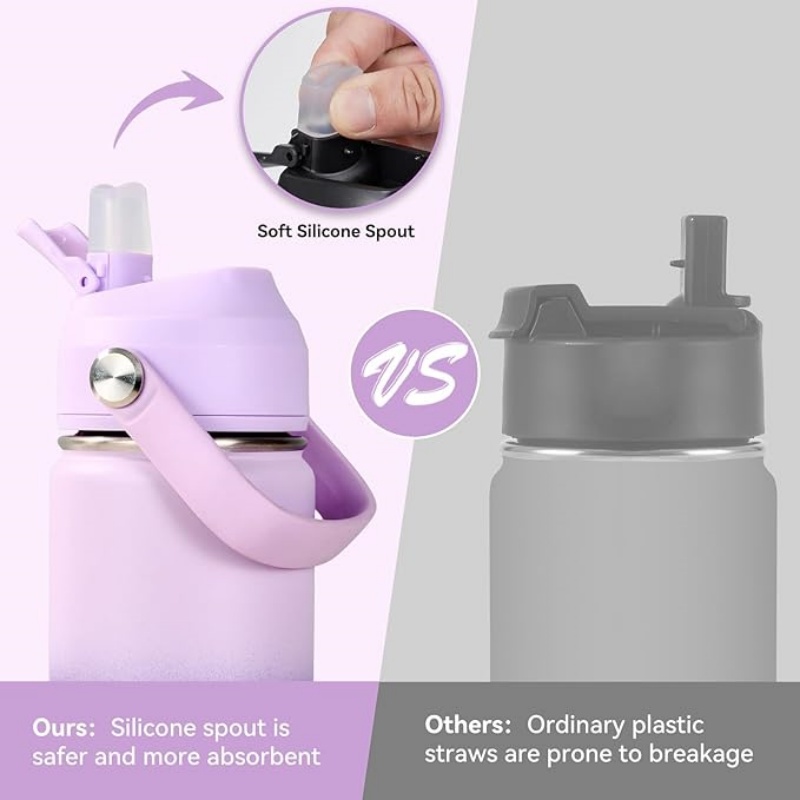 THERMOCLOUD 18oz Insulated Stainless Steel Water Bottle