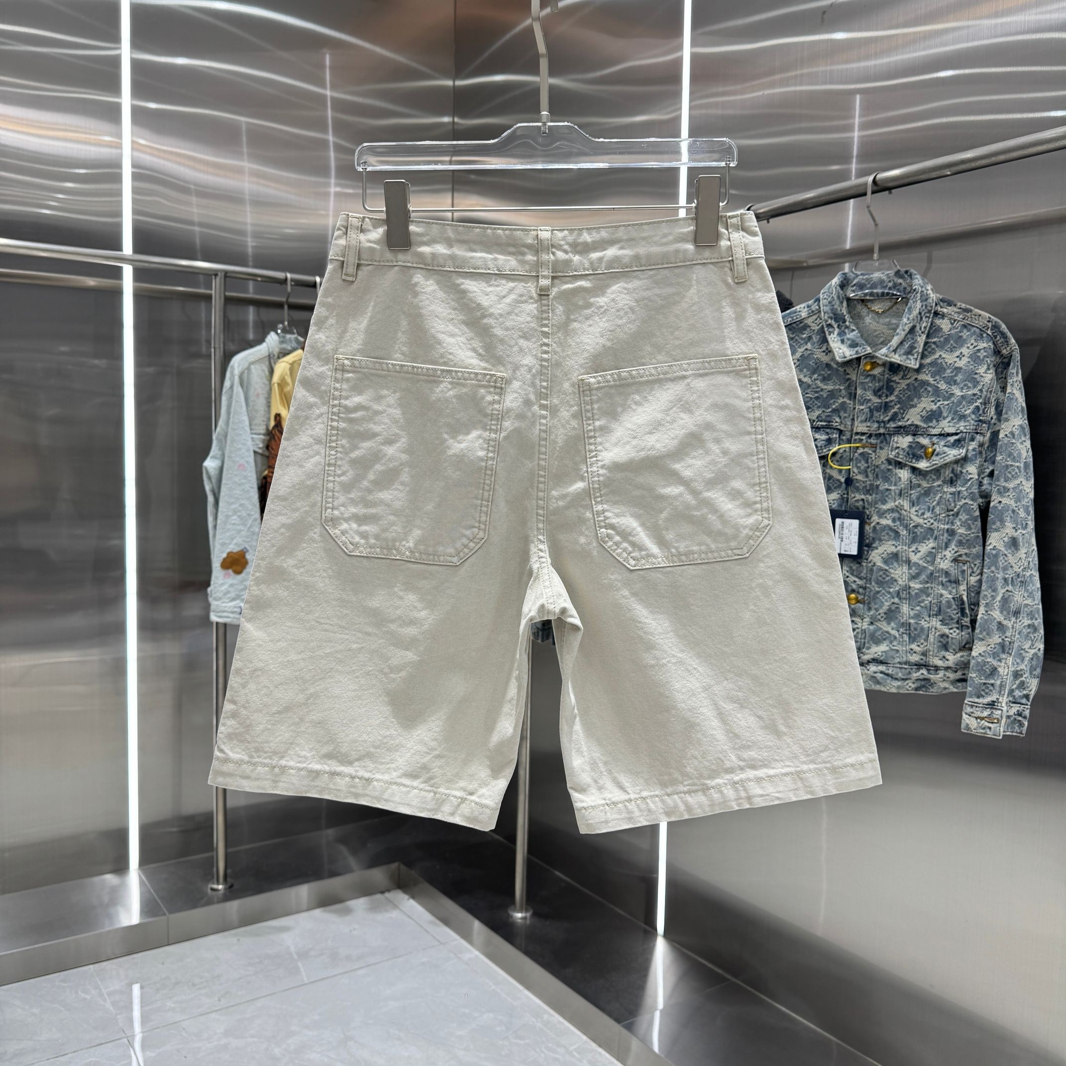 Chrome H Denim shorts