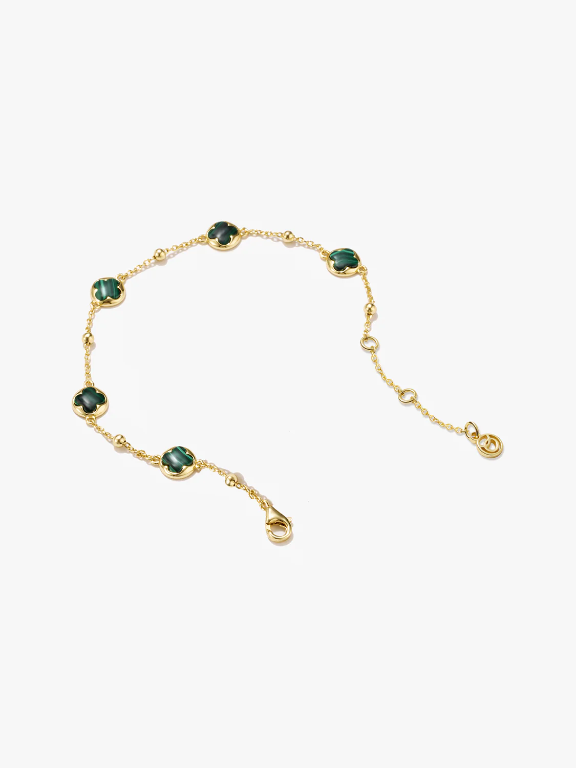 Clover Malachite Bracelet