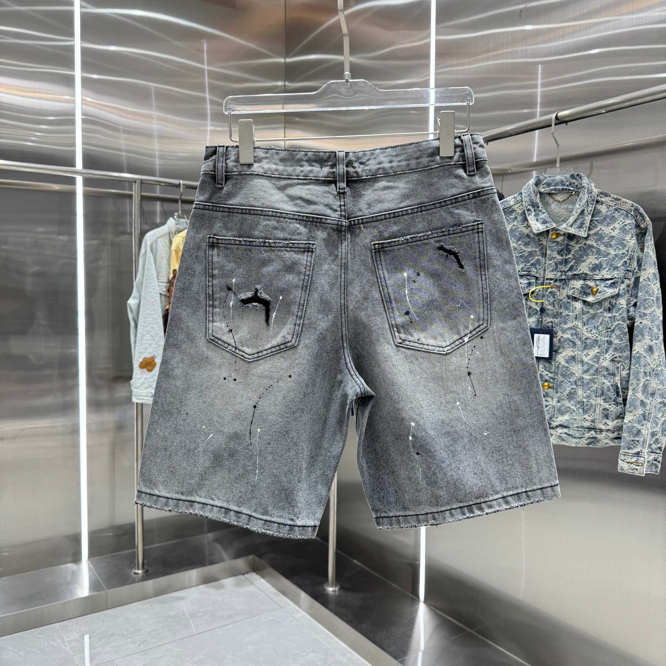 Chrome H Denim shorts