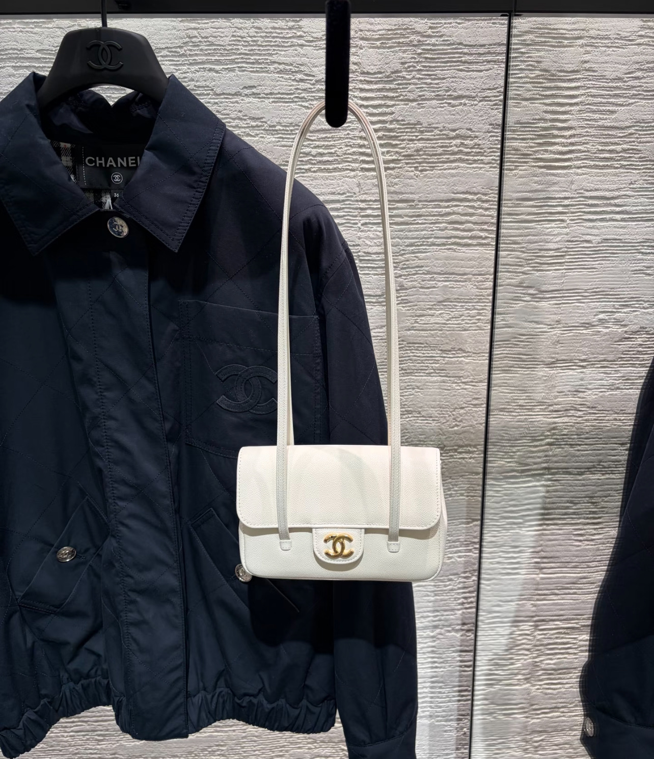 Chanel Leather Strap Bag