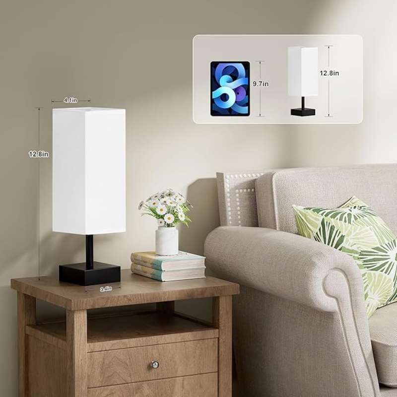 White Small Table Lamp