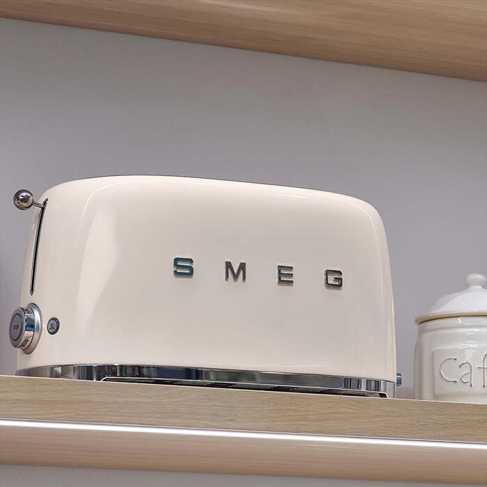 SMEG - Tostapane 50's Style 2x4 fette – TSF02CREU-panna