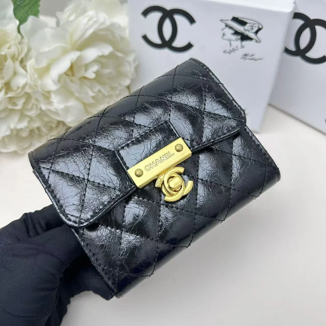 [Chanel] Popular classic new trifold wallet - Limited stock available