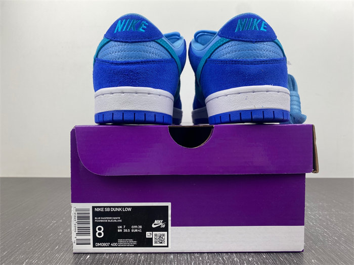 NK SB Dunk Low Blue Raspberry DM0807-400
