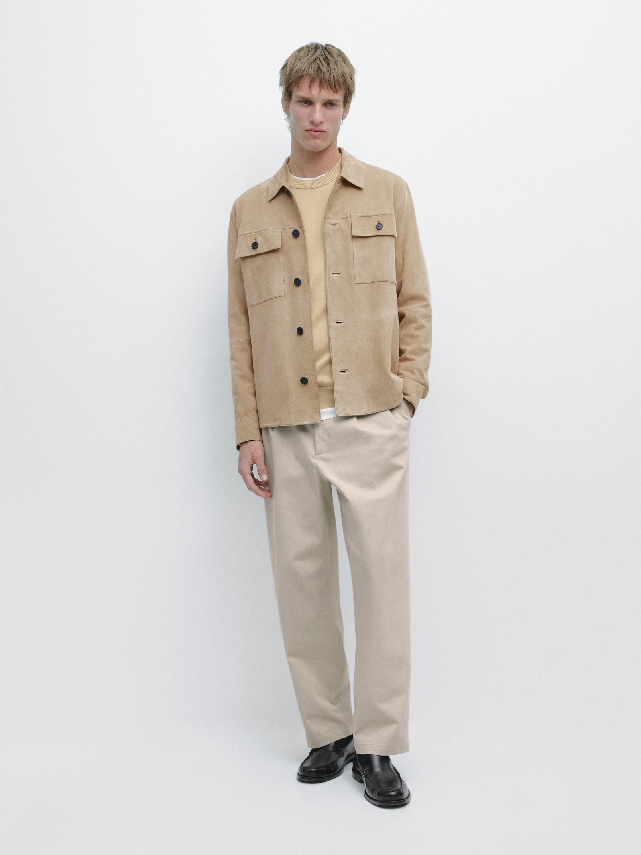 Sobrecamisa piel ante