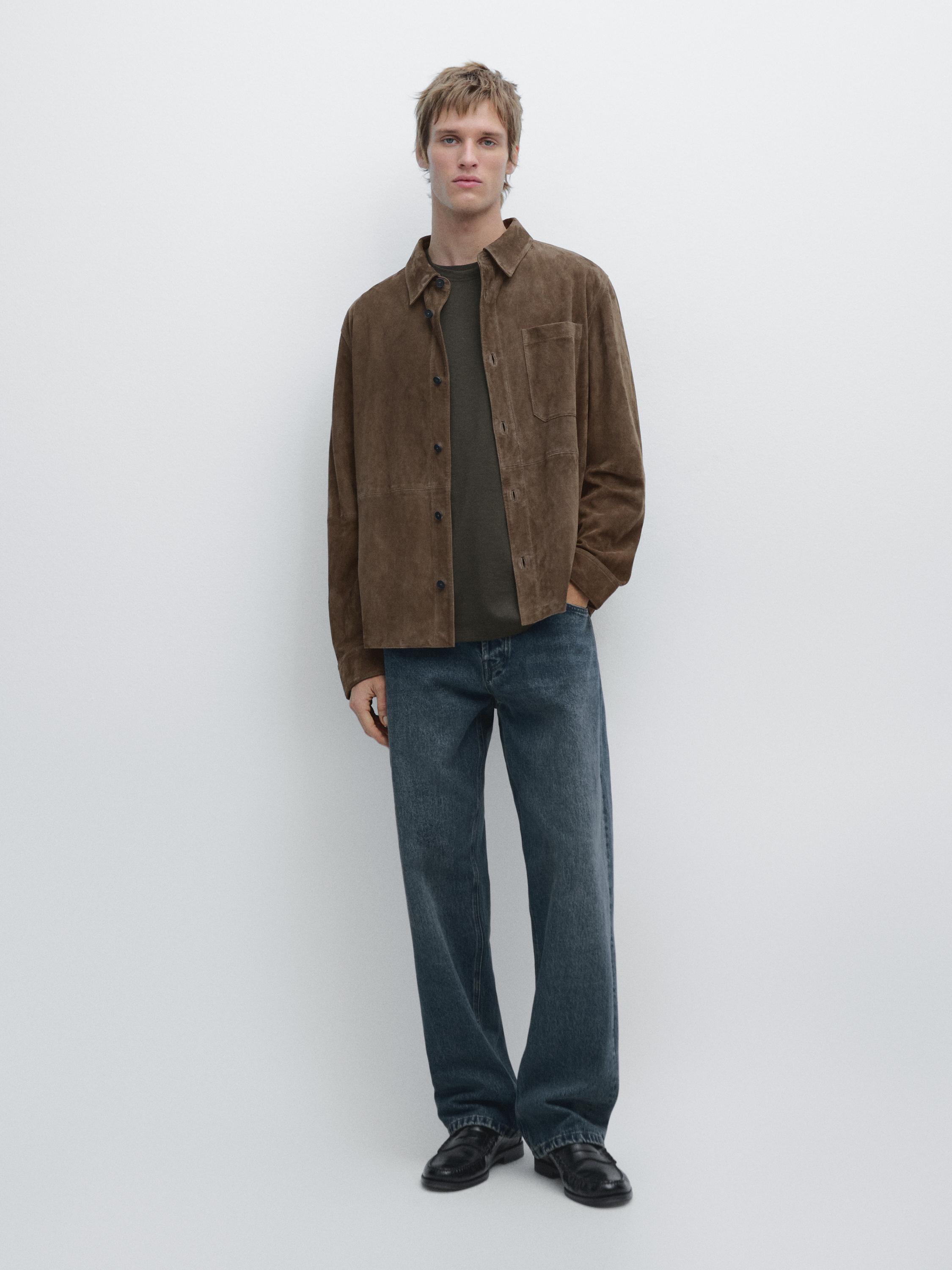 Sobrecamisa piel ante